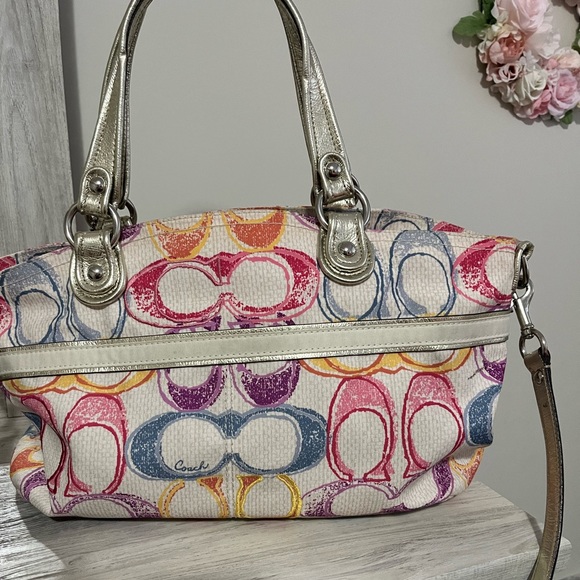 Multicolored Coach Bag - Picture 5 of 7